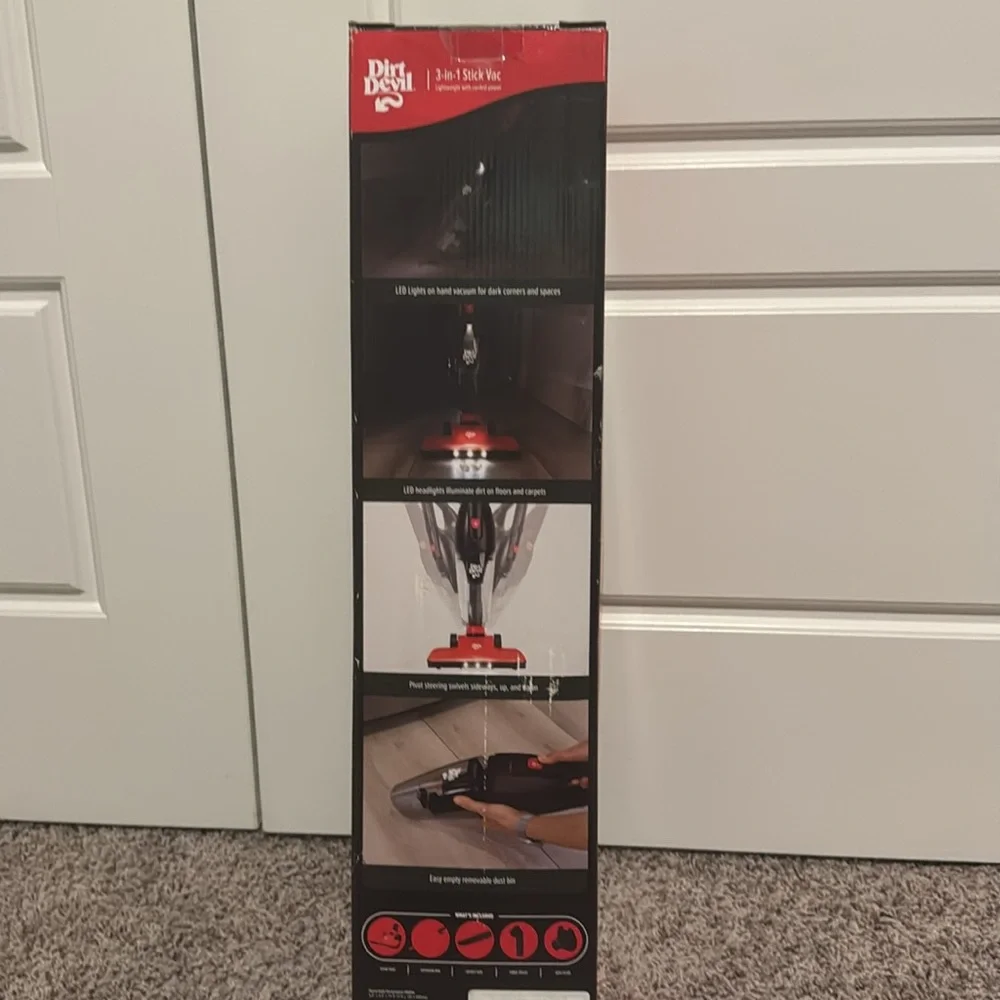 NWT Dirt Devil Continuous Cleaning 3 in 1 Stick Vac - Picture 3 of 4